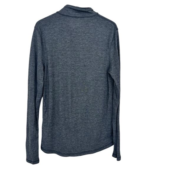 Omniwool Gray Wool Blend Quarter Zip Sz XL - Picture 4 of 4